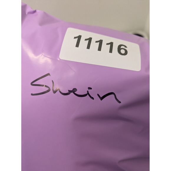 SHEIN Women's Size XS Lavender Purple Floral Lace Ruffle Maxi Dress US Size 2 - Picture 9 of 9